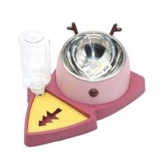 Ally Paws Single İkili Kedi ve Köpek Mama ve Su Kabı 400Ml +320 Ml