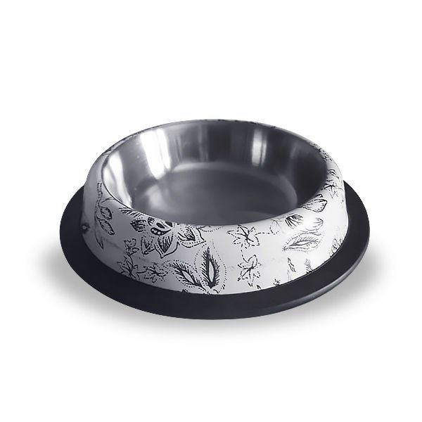 Ankur Çelik Oval Şekilli Kedi ve Köpek Mama Kabı 24 Cm