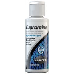 Seachem Cupramine Antibakteriyel Dış Parazit Losyonu 50 Ml
