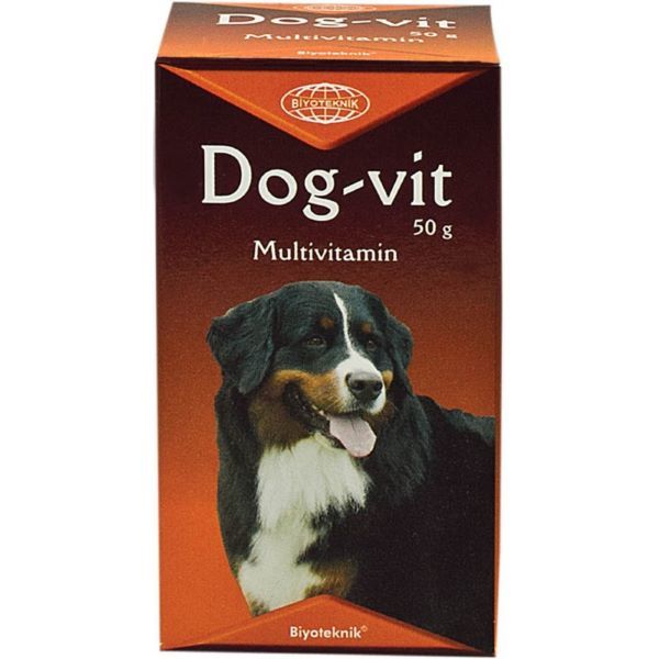 Biyoteknik Dog-Vit Besin Desteği Köpekler için Multivitamin 50 Gr