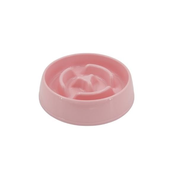 Pets Kedi ve Köpek Yavaş Yeme Mama Kabı No:1 175 Ml Pembe