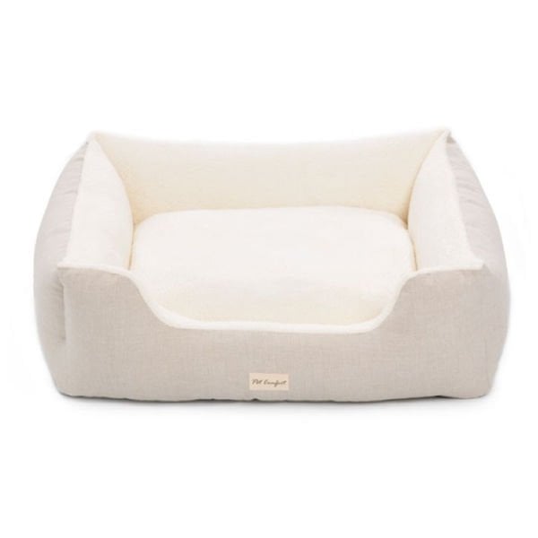 Pet Comfort Echo Varro Köpek Yatağı Ekru Large 85x105 Cm