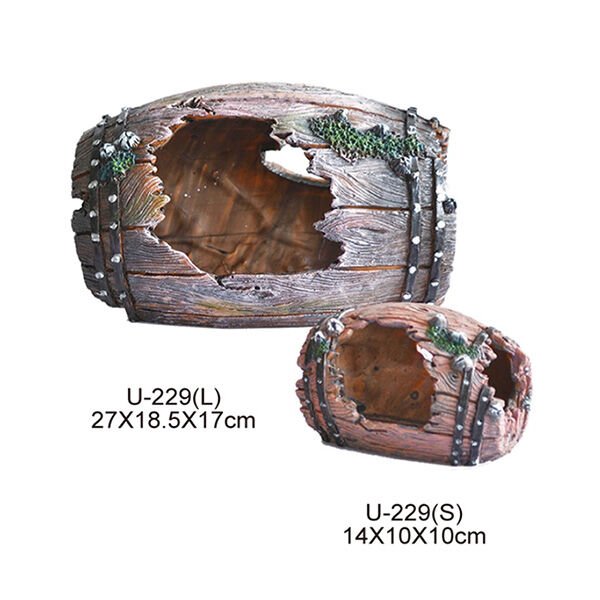 Dophin King Akvaryum Dekoru U229l Fıçı 27x18.5x17 Cm