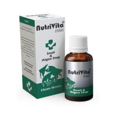 NutriVita Fish Snail & Algea Stop Akvaryum Salyangoz ve Yosun Giderici 30 Ml