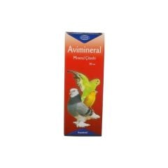 Biyoteknik Avimineral Kuş ve Güvercin Tüy Bakımı için Mineral Çözelti 30 Cc