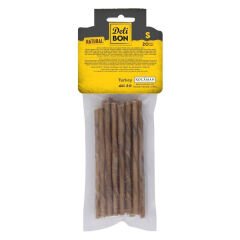 Delibon İnce Deri Burgu Çubuk Köpek Ödülü Naturel 20 Adet