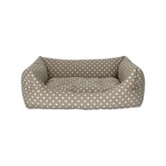 Pet Comfort Uniform Kedi ve Köpek Yatağı Bej Puantiyeli Medium 60x70 Cm