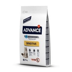 Advance Sensitive Somonlu Yetişkin Hassas Kedi Maması 10 Kg