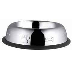 Ankur Çelik Oval Desenli Kedi ve Köpek Mama Kabı 12 Cm