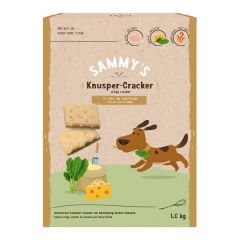 Sammy's Crispy Cracker Peynir ve Ispanak Dolgulu Çıtır Köpek Ödül Maması 1 Kg