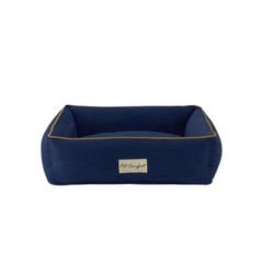 Pet Comfort Golf Vita Biye Kedi ve Köpek Yatağı Parliament Mavi/Hardal Xsmall 55x45 Cm