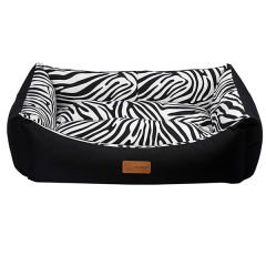 Dubex Tarte Dikdörtgen Köpek ve Kedi Yatağı Siyah Small 38x50x19 Cm