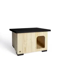 Doggie Barka Model Ahşap Köpek Kulübesi Xlarge 65x99x79 Cm