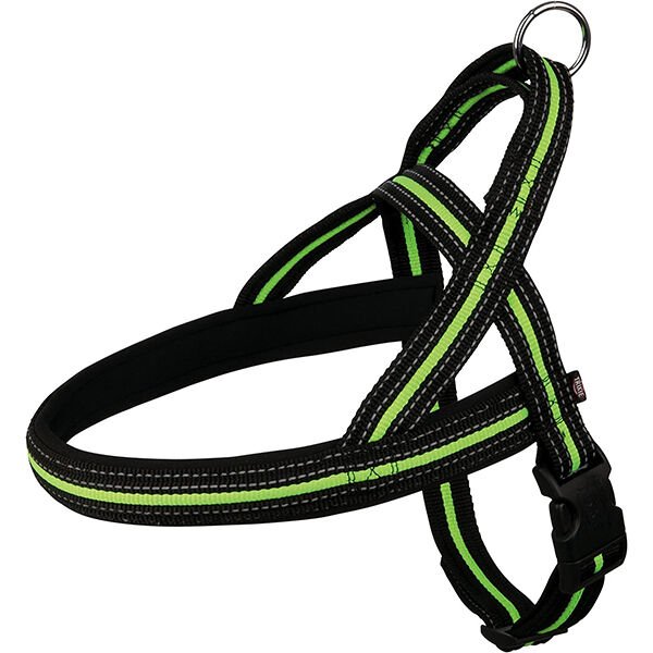 Trixie Norwegian Köpek Göğüs Tasması Siyah/Yeşil Medium/Large 53-66 Cm