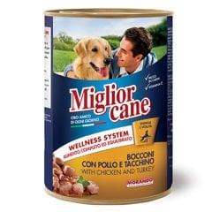 Miglior Tavuk ve Hindili Yetişkin Köpek Konservesi 405 Gr