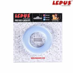 Lepus Ağız ve Diş Sağlığı İçin Simit Köpek Oyuncağı Mavi 9x9h cm