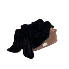 Pet Comfort Lodix Mira Kedi ve Köpek Battaniyesi Siyah Small 50x70 Cm