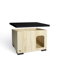 Doggie Barka Model Ahşap Köpek Kulübesi Small 43x66x51 Cm