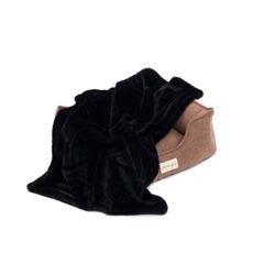 Pet Comfort Lodix Mira Köpek Battaniyesi Siyah Medium 70x100 Cm