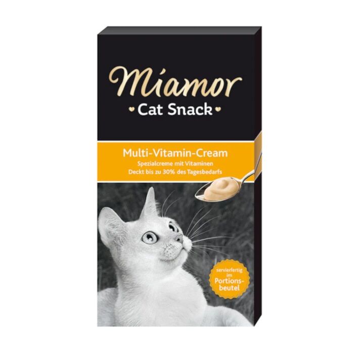Miamor Cream Multi Vitamin Kedi Ödülü 6 x 15 gr