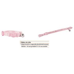 Eastland Plastik Çıngıraklı Pembe Kedi Tasma 23-25 Cm