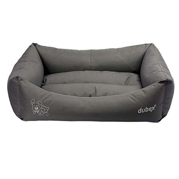 Dubex Gelato Dikdörtgen Köpek ve Kedi Yatağı Gri Large 60x78x22 Cm