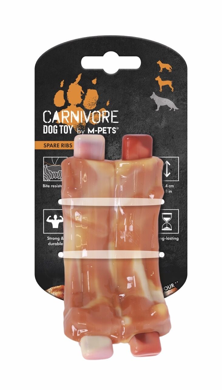 M-Pets Carnivore Pastırma Aromalı Köpek Kemik Oyuncağı 14.5x5.1x5 Cm