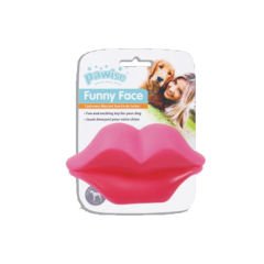 Pawise Vinyl Toy Lip Köpek Oyuncağı Kırmızı