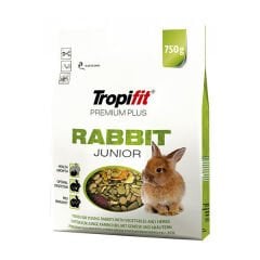Tropifit Rabbit Junior Premium Plus Yavru Tavşan Yemi 750 Gr