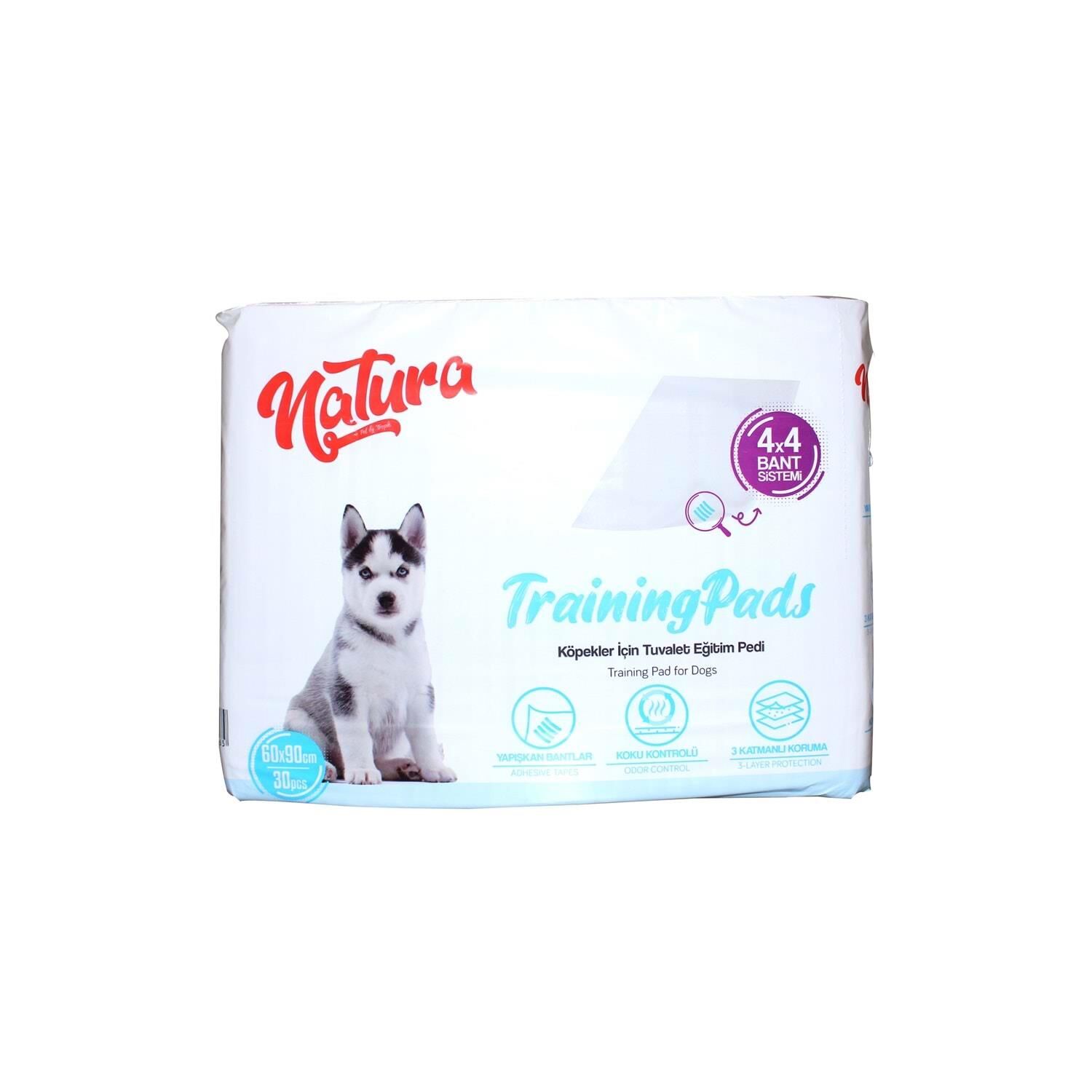 Natura Eğitim Pedi 60 X 90 Kaydırmaz Bantlı 30 Lu