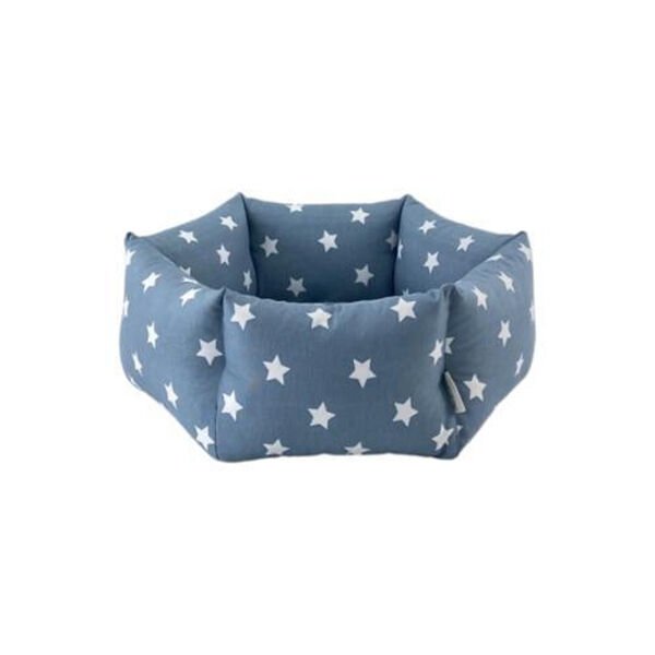 Pet Comfort Tokyo Merta Kedi ve Köpek Yatağı Mavi Star Small 50 Cm