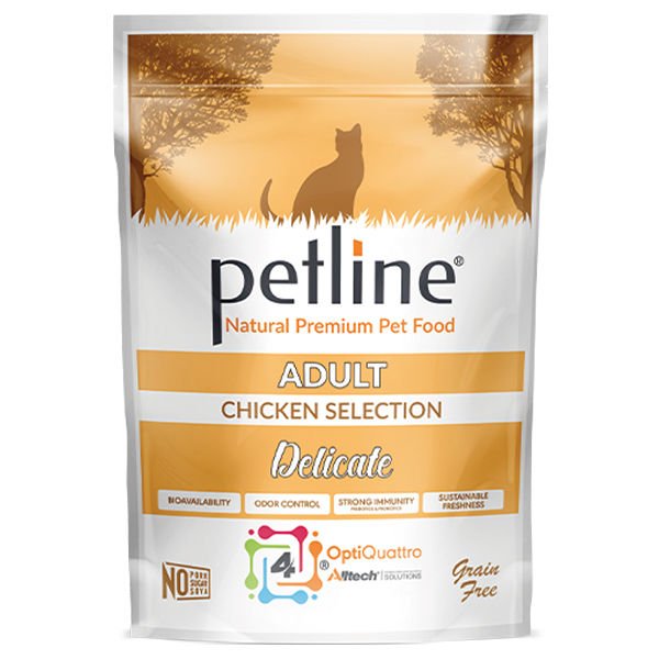 Petline NP Delicate Adult Tavuklu Islak Kedi Yaş Mama Pouch 85 Gr