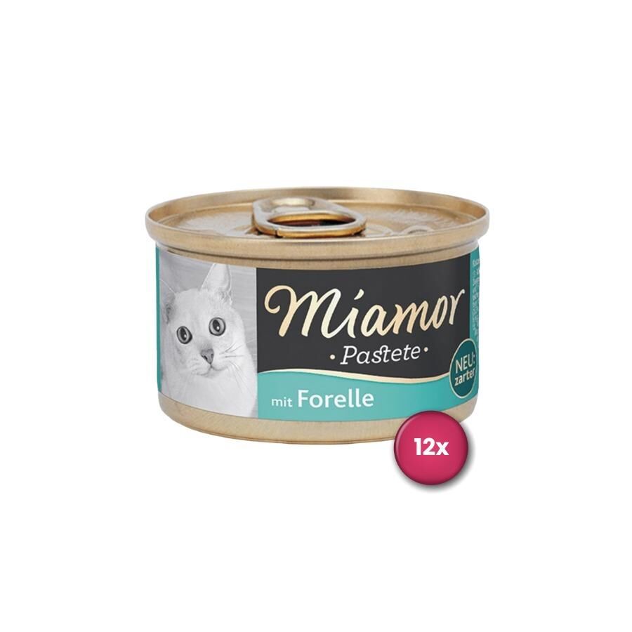 Miamor Pastete Alabalıklı Kedi Konservesi 85 gr X 12 Adet