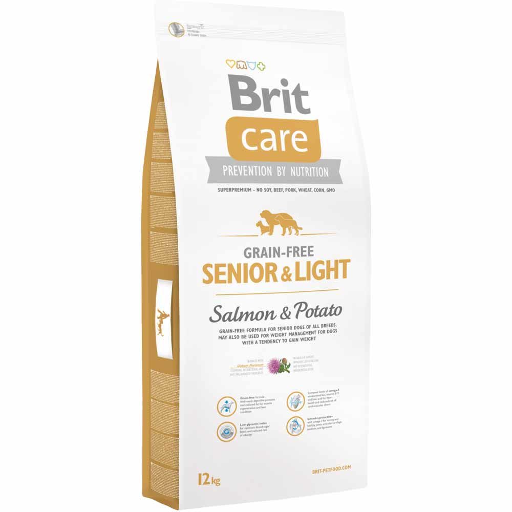 Brit Care Senior Light Tahılsız Somonlu Yaşlı Diyet Köpek Maması 12 Kg