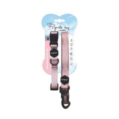 M-Pets Gentle Köpek Boyun Tasması ve Gezdirme Kayışı Seti Pembe M