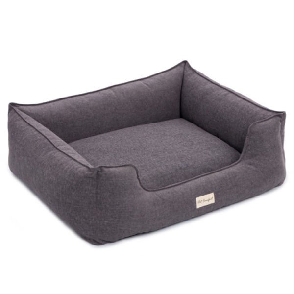 Pet Comfort Alpha Mirandus Kedi ve Köpek Yatağı Antrasit Small 50x60 Cm