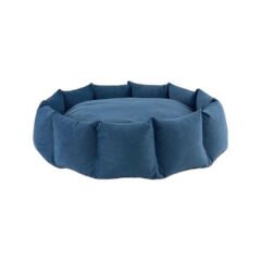 Pet Comfort Athens Neva Kedi ve Köpek Yatağı Mavi 70 Cm
