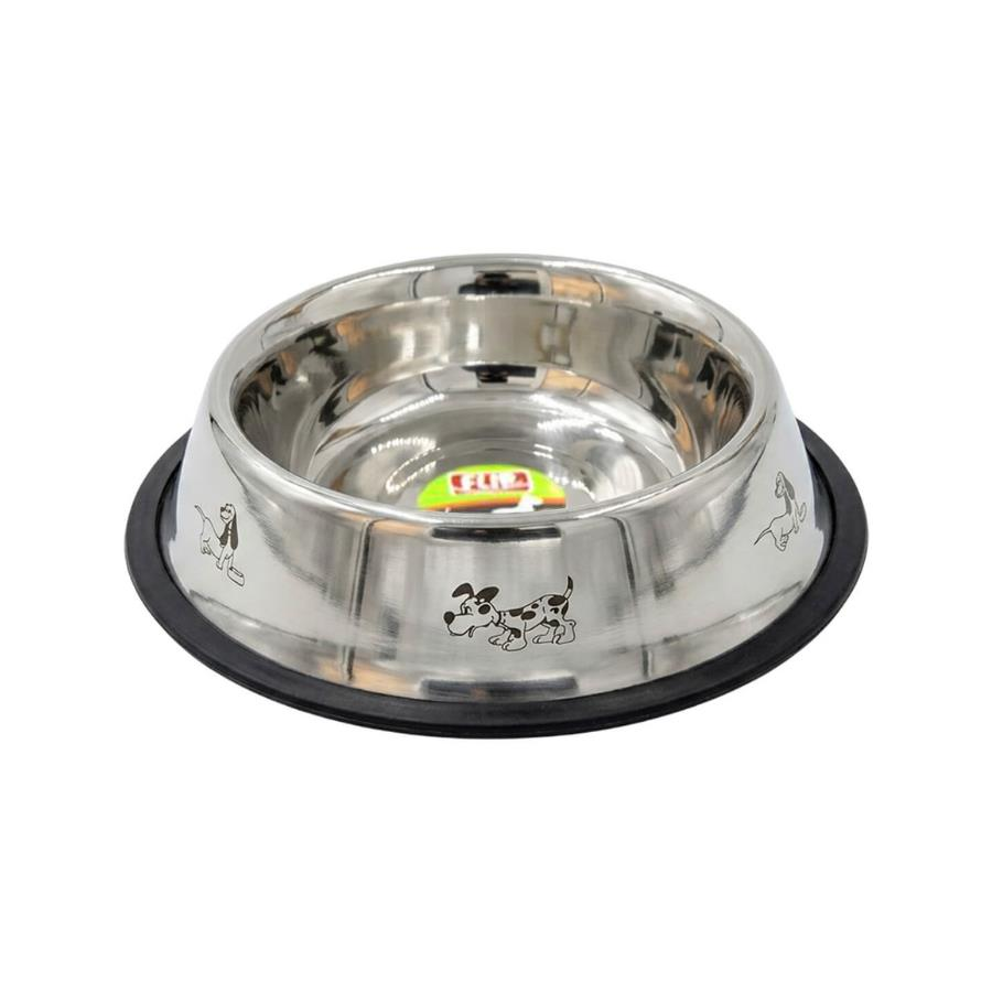 Flip Kedi ve Küçük Irk Köpek Figürlü Çelik Mama ve Su Kabı 235 Ml