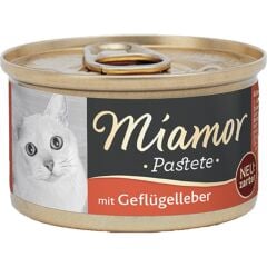Miamor Pastete Ciğerli Konserve Yetişkin Kedi Maması 85 gr