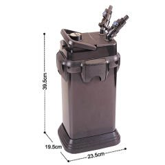 Dophin Akvaryum Dış Filtre 1000 L/h 23.5x19.5x39.5 Cm