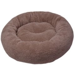 Dubex Peluş Simit Yatak Gri 52x9h cm