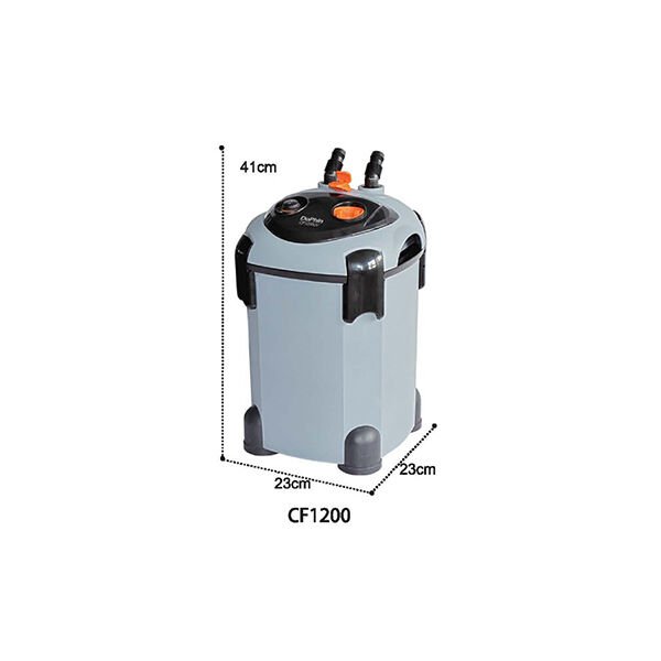 Dophin Akvaryum Dış Filtre Cf 1200 1200 L/h 23x23x41 Cm