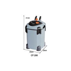 Dophin Akvaryum Dış Filtre Cf 1200 1200 L/h 23x23x41 Cm