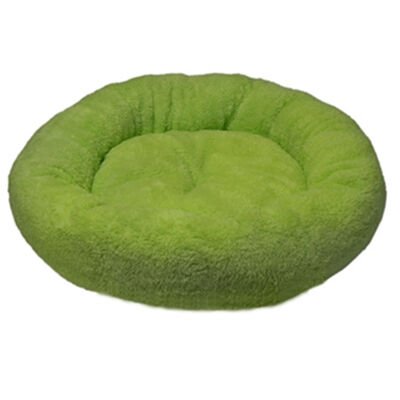 Dubex Peluş Simit Yatak Yeşil 52x9h cm