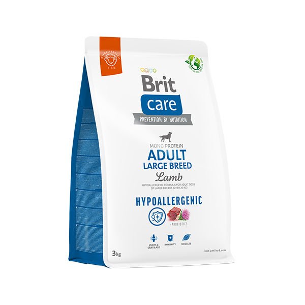Brit Care Hypo-Allergenic Kuzu Etli Büyük Irk Yetişkin Köpek Maması 3 Kg