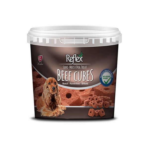 Reflex Semi Moist Biftekli Küp Köpek Ödül Maması 500 Gr