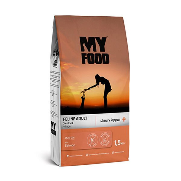 My Food Sterilised Urinary Somonlu Kısırlaştırılmış Kedi Maması 1.5 Kg
