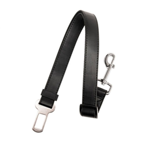 Flamingo Deri Araba İçin Köpek Emniyet Kemeri Tasması