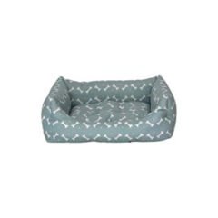 Pet Comfort Uniform Bone Kedi ve Köpek Yatağı Beyaz/Mint Small 40x50 Cm