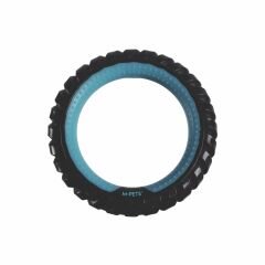 M-Pets Single Ring King Köpek Oyuncağı 12.7x12.7x2.2 Cm Mavi/Siyah